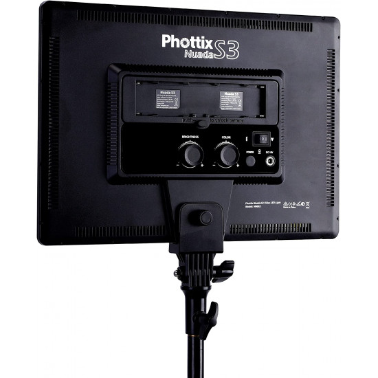Phottix Nuada S3 VLED Video LED Light for Videography and Photography Vlog Light Phottix Nuada S3 VLED Video LED Light for Videography and Photography Vlog Light