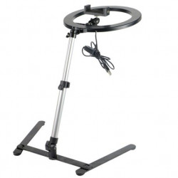 Cell phone Stander With LED Ring, Stand Studio Fill Light for Videos