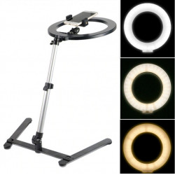 Cell phone Stander With LED Ring, Stand Studio Fill Light for Videos