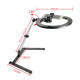 Cell phone Stander With LED Ring, Stand Studio Fill Light for Videos
