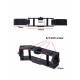 Puluz 16 cm Metal Mini Tripod for Selfie LED Flash Light Multi-position Bracket Base for Iphone Xiaomi Huawei Phones Video Bloggers Shooting