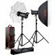 Godox QT600II 2-Light Studio Flash Kit Godox QT600II 2-Light Studio Flash Kit
