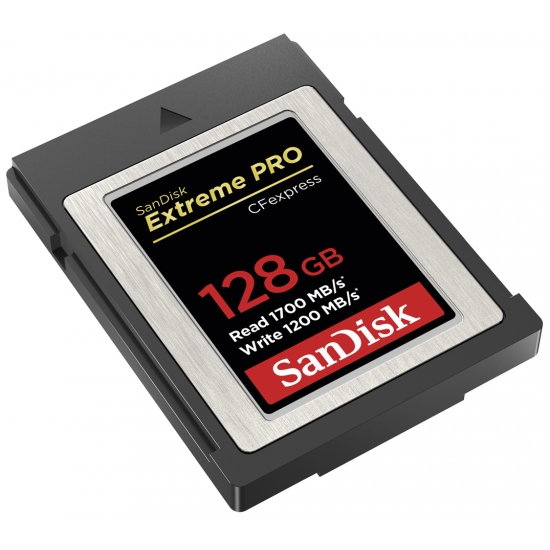SanDisk 128GB Extreme Pro CFexpress Card Type B 1700/1200 MB/s Read/Write SanDisk 128GB Extreme Pro CFexpress Card Type B 1700/1200 MB/s Read/Write