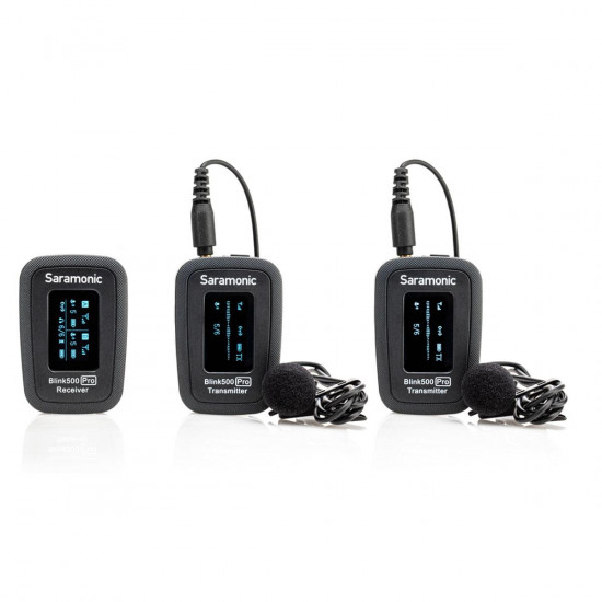 Saramonic Blink 500 Pro B2 2-Person Digital Camera-Mount Wireless Microphone System Saramonic Blink 500 Pro B2 2-Person Digital Camera-Mount Wireless Microphone System