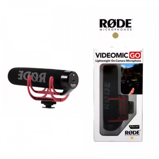 Rode VideoMic GO Camera-Mount Shotgun Microphone Rode VideoMic GO Camera-Mount Shotgun Microphone