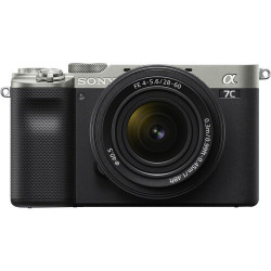 Sony Alpha a7C Mirrorless Digital Camera with 28-60mm Lens Silver Sony Alpha a7C Mirrorless Digital Camera with 28-60mm Lens Silver