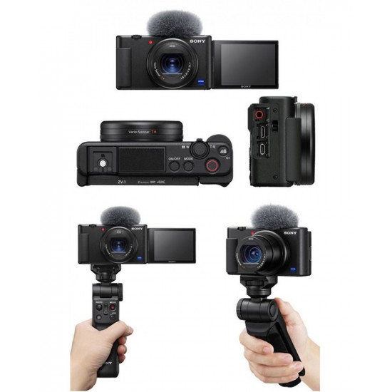 Sony ZV1 Digital Camera with Sony VCT SGR1 Shooting Grip Sony ZV1 Digital Camera with Sony VCT SGR1 Shooting Grip