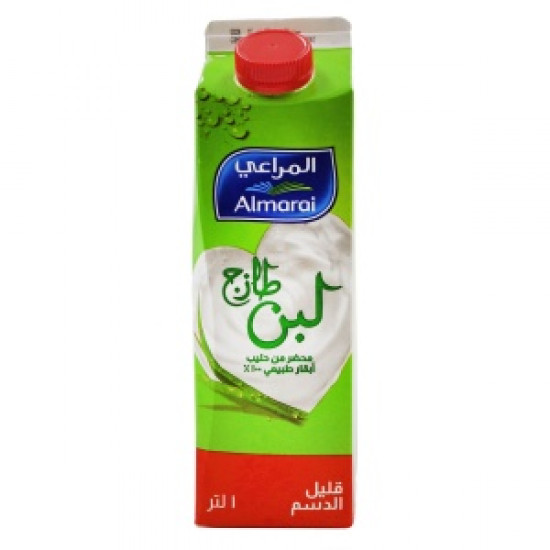 لبن المراعي طازج - قليل الدسم - 1 لتر