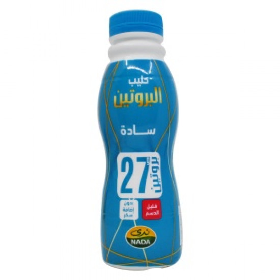 حليب ندى البروتين سادة قليل الدسم - 320 مل