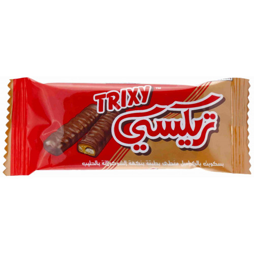شوكولاتة تريكسي بسكويت بالكراميل 20 غرام