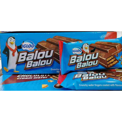 اكلوو بالو بالو أصابع الوفير المقرمش بشوكولاتة 