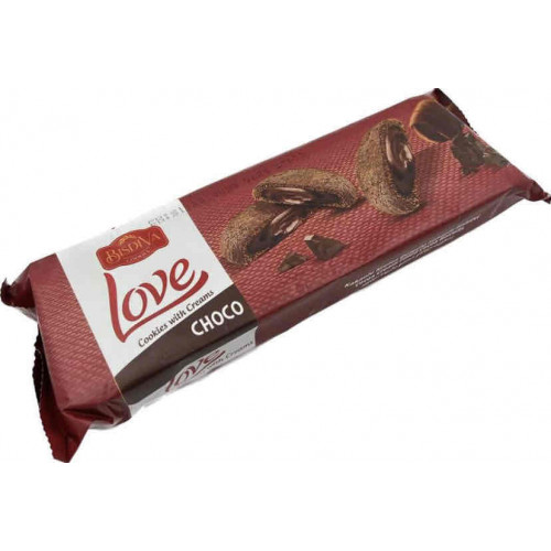 كوكيز بيسديفا لوف بسكويت الكاكاو محشو بكريمة الكاكاو 