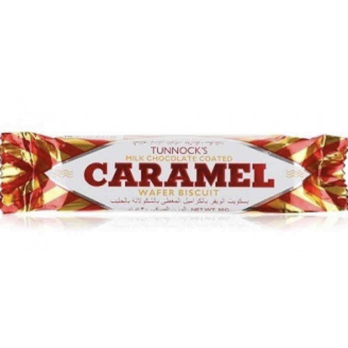 بسكويت الويفر بالكراميل المغطي بالشوكولاتة بالحليب_30غرام