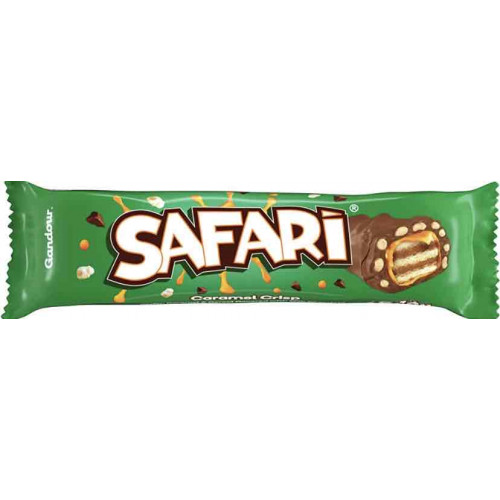 ويفر كراميل وحبات الأرز مغطي بشوكولاتة 