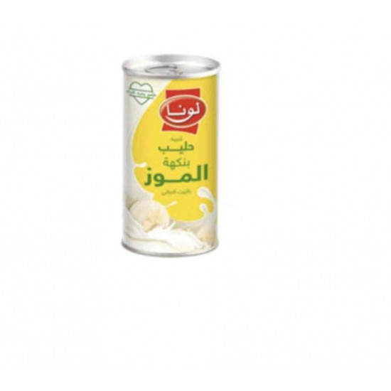 حليب لونا بنكهة الموز بالزيت النباتي 190 مل