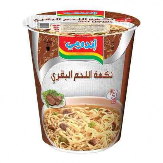 كوب شعيريه اندومي بنكهة اللحم البقري 80جم