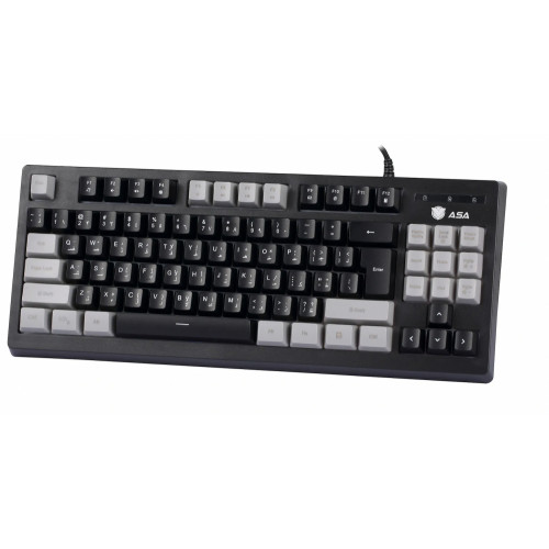  كيبورد العاب بيزون بإضاءة RGB للألعاب أيه أس أيه