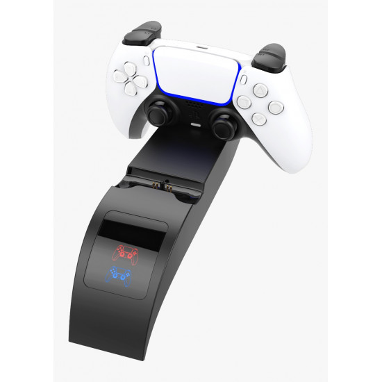 قاعدة شاحن يد بلايستيشن 5 لون اسود