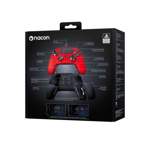 نيكون وحدات تحكم متوافق مع بلاي استيشن 4 احمر PS4 نيكون وحدات تحكم متوافق مع بلاي استيشن 4 احمر PS4