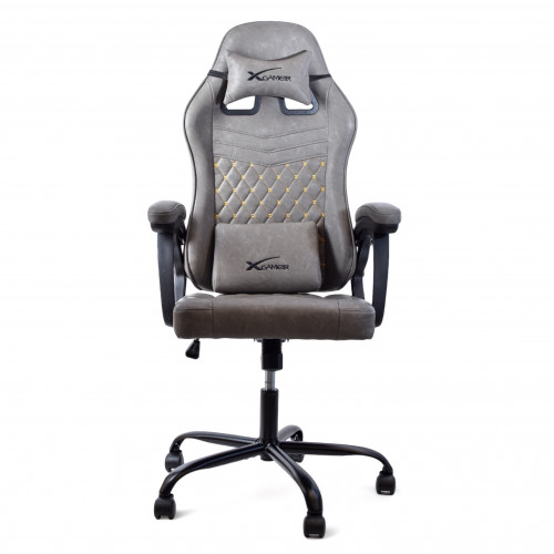 كرسي العاب جيمنق من X GAMER باللون الفضي