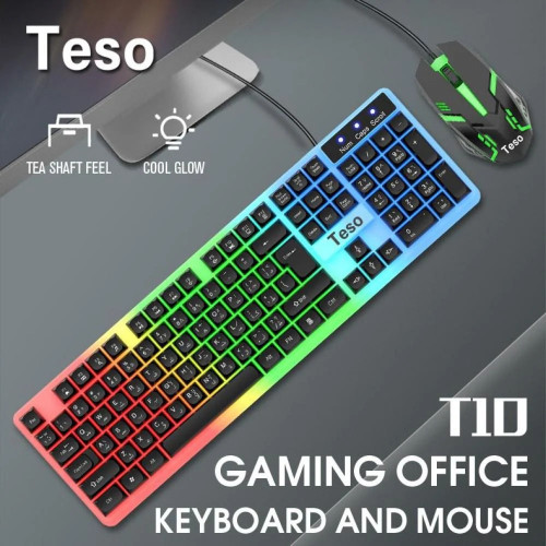 كيبورد جمينق اسود TESO -T10
