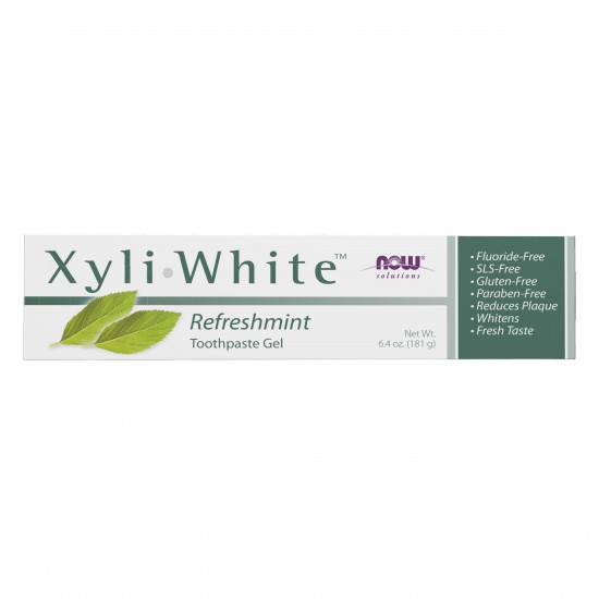 NOW Solutions، جل معجون الأسنان Xyliwhite ، نعناع منعش 181 مل NOW Solutions، جل معجون الأسنان Xyliwhite ، نعناع منعش 181 مل