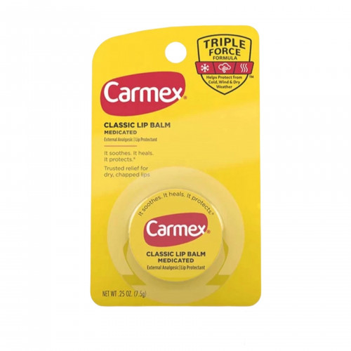 مرطب الشفاه carmex الكلاسيكي المعالج مرطب الشفاه carmex الكلاسيكي المعالج