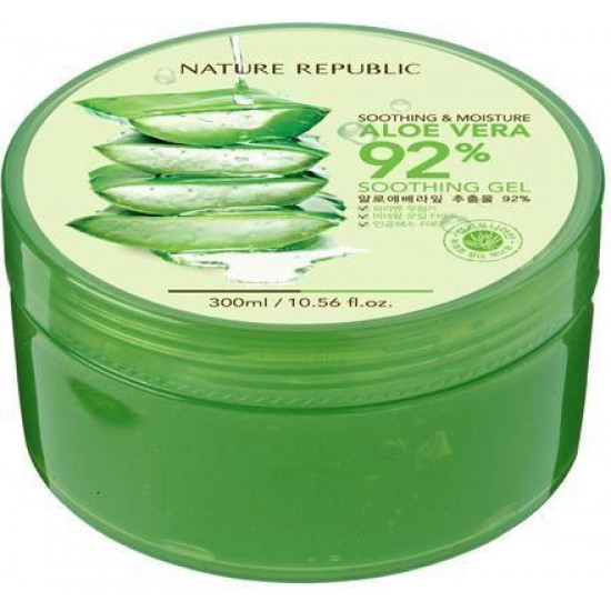 جل الصبار الملطف مع 92% من صبار الطبيعي لتهدئة و ترطيب البشرة والشعر جل الصبار الملطف مع 92% من صبار الطبيعي لتهدئة و ترطيب البشرة والشعر