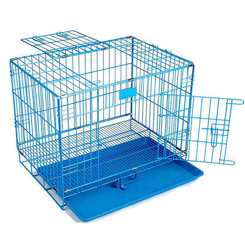 قفص حديد تخزين و تركيب عملي للحيوانات الاليفة 3 مقاسات لون ازرق قفص حديد تخزين و تركيب عملي للحيوانات الاليفة 3 مقاسات لون ازرق