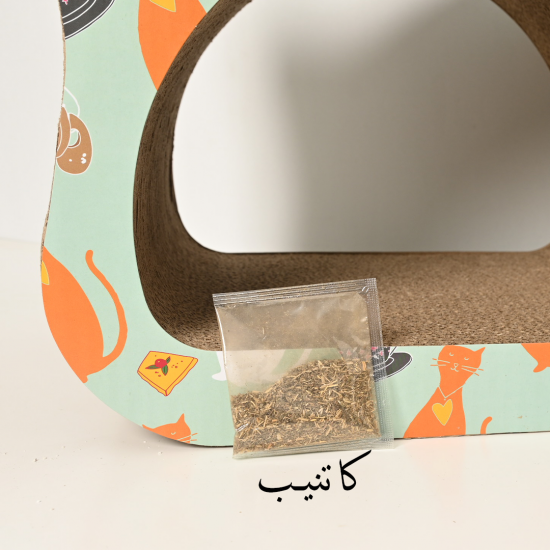 اريكة رأس القطة و نفق خدش كرتوني للقطط مع كاتنيب اريكة رأس القطة و نفق خدش كرتوني للقطط مع كاتنيب