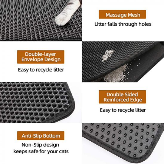 حصيرة الليتربوكس Kit Cat Litter Locker Mat حصيرة الليتربوكس Kit Cat Litter Locker Mat