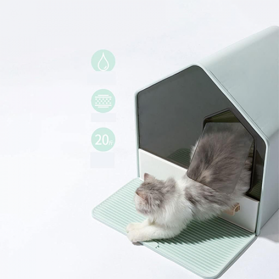 ليتربوكس Nutra cat صندوق فضلات تصميم كوخ مع درج منزلق الوان متعددة ليتربوكس Nutra cat صندوق فضلات تصميم كوخ مع درج منزلق الوان متعددة