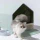 ليتربوكس Nutra cat صندوق فضلات تصميم كوخ مع درج منزلق الوان متعددة ليتربوكس Nutra cat صندوق فضلات تصميم كوخ مع درج منزلق الوان متعددة