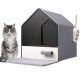 ليتربوكس Nutra cat صندوق فضلات تصميم كوخ مع درج منزلق الوان متعددة ليتربوكس Nutra cat صندوق فضلات تصميم كوخ مع درج منزلق الوان متعددة