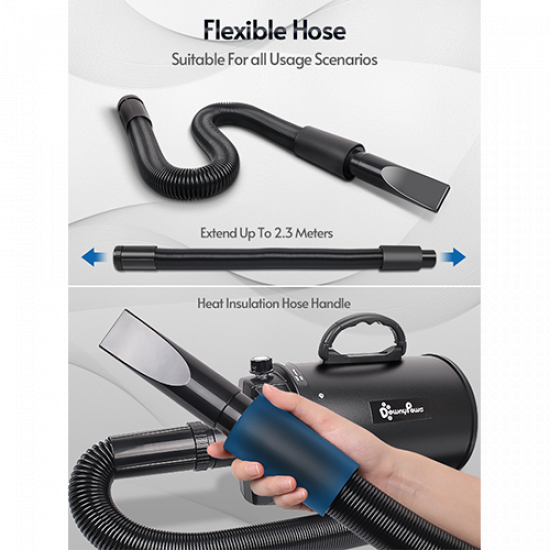 سشوار ( مجفف شعر ) الحيوانات الأليفة بقوة 2800w سشوار ( مجفف شعر ) الحيوانات الأليفة بقوة 2800w