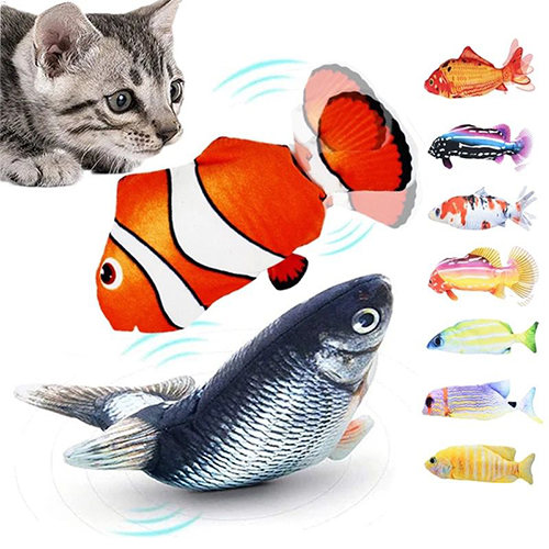 لعبة السمكة المتحركة للقطط DazSpirit Fish لعبة السمكة المتحركة للقطط DazSpirit Fish