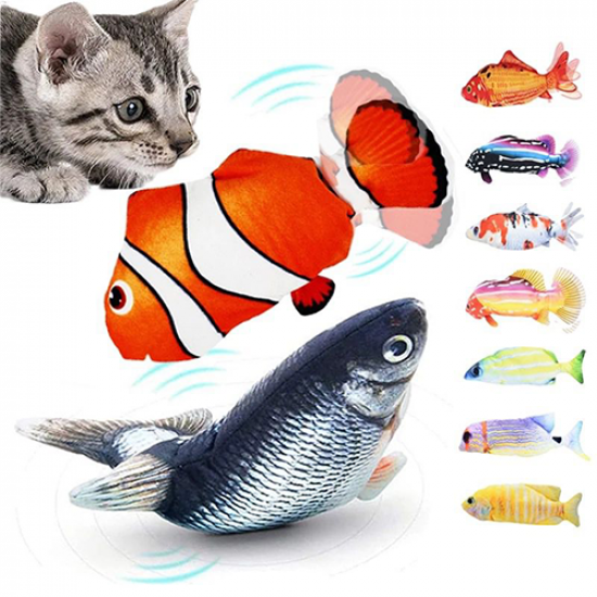 لعبة السمكة المتحركة للقطط DazSpirit Fish لعبة السمكة المتحركة للقطط DazSpirit Fish