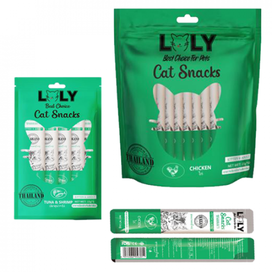 حلوى كريمية LOLY CAT بطعم الدجاج افضل مكافأة للقطط الصغيرة و الكبيرة حلوى كريمية LOLY CAT بطعم الدجاج افضل مكافأة للقطط الصغيرة و الكبيرة