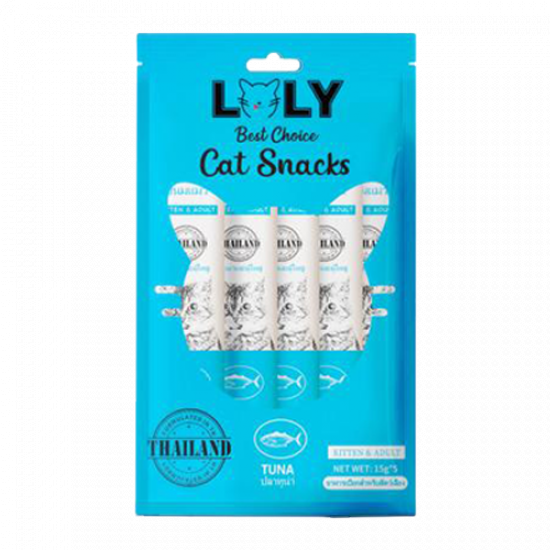 حلوى كريمية LOLY CAT بطعم التونة افضل مكافأة للقطط الصغيرة و الكبيرة حلوى كريمية LOLY CAT بطعم التونة افضل مكافأة للقطط الصغيرة و الكبيرة