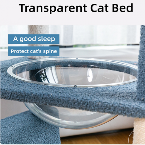 Cat Tree House برج الخدش متعدد الطوابق مع كبسولة فضائية MR12 تصميم ياباني Cat Tree House برج الخدش متعدد الطوابق مع كبسولة فضائية MR12 تصميم ياباني
