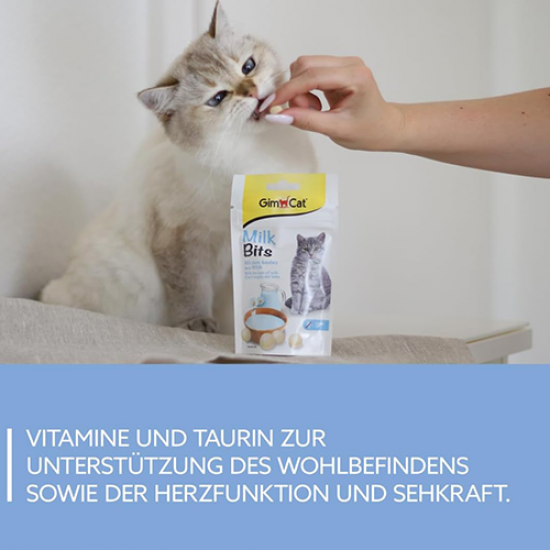 سناك جيم كات اقراص الحليب للقطط Milk bits Gimcat سناك جيم كات اقراص الحليب للقطط Milk bits Gimcat