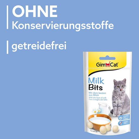 سناك جيم كات اقراص الحليب للقطط Milk bits Gimcat سناك جيم كات اقراص الحليب للقطط Milk bits Gimcat
