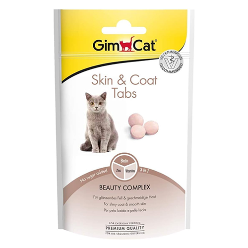 سناك جيم كات اقراص Skin & Coat Tabs لصحة الجلد و الشعر للقطط   سناك جيم كات اقراص Skin & Coat Tabs لصحة الجلد و الشعر للقطط