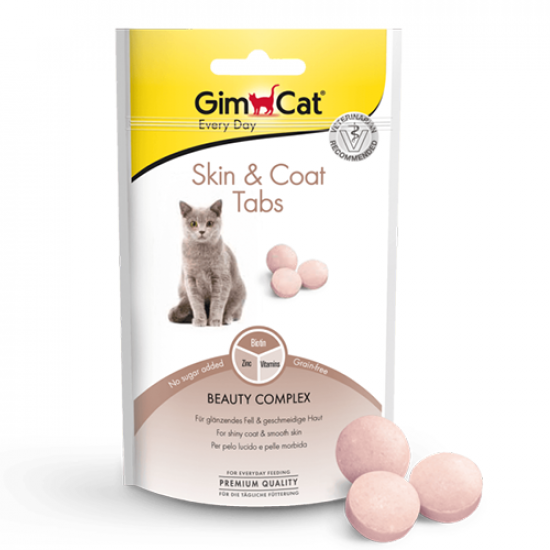 سناك جيم كات اقراص Skin & Coat Tabs لصحة الجلد و الشعر للقطط سناك جيم كات اقراص Skin & Coat Tabs لصحة الجلد و الشعر للقطط