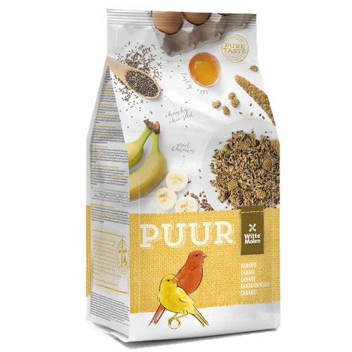 طعام طيور الكناري Witte Molen puur خليط البذور مع الموز طعام طيور الكناري Witte Molen puur خليط البذور مع الموز