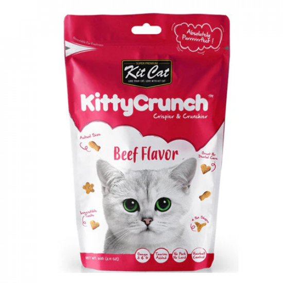 مكافآت كت كات Kit Cat Ktty Crunch بنكهة اللحم البقري 60 جم مكافآت كت كات Kit Cat Ktty Crunch بنكهة اللحم البقري 60 جم