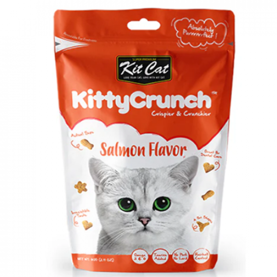 مكافآت كت كات Kit Cat Ktty Crunch بنكهة السلمون 60 جم مكافآت كت كات Kit Cat Ktty Crunch بنكهة السلمون 60 جم