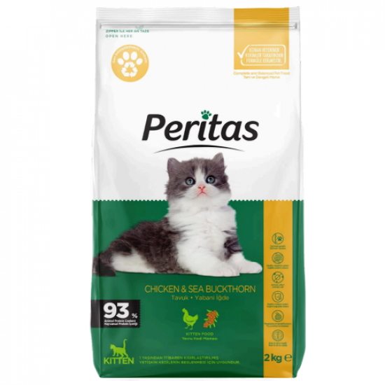 أكل قطط جاف Peritas لحم دجاج كيتن 15 كيلو أكل قطط جاف Peritas لحم دجاج كيتن 15 كيلو