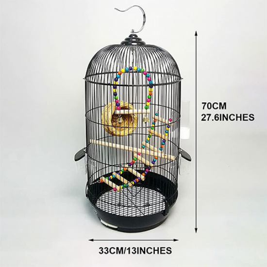 قفص طيور دائري كبير Round bird cage من الحديد المطاوع قفص طيور دائري كبير Round bird cage من الحديد المطاوع