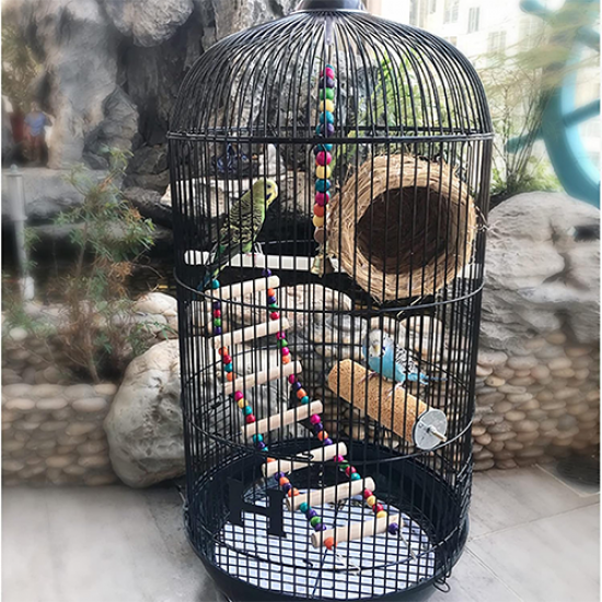 قفص طيور دائري كبير Round bird cage من الحديد المطاوع قفص طيور دائري كبير Round bird cage من الحديد المطاوع